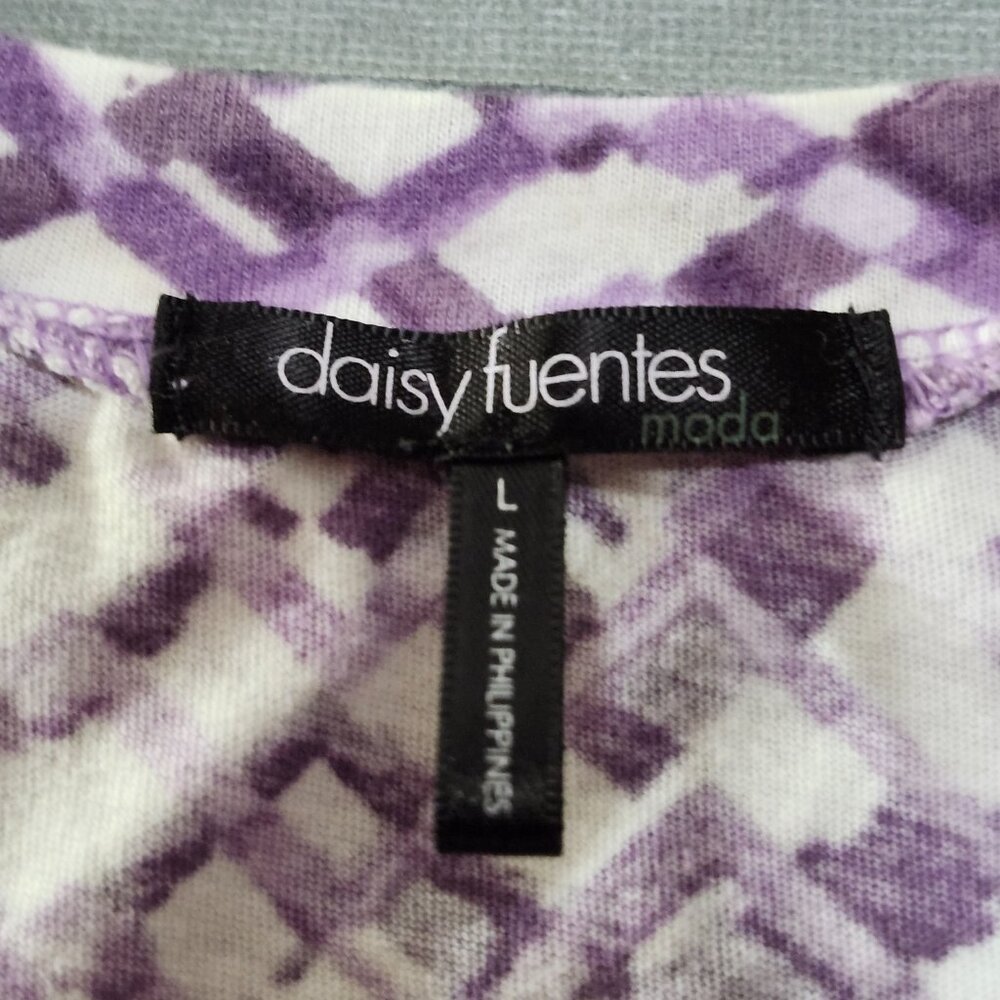 Cato / Daisy Fuentes womans top size L - Picture 11 of 14
